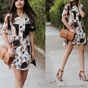3.1 Phillip Lim Target Collab Multicolor Floral Mini Dress